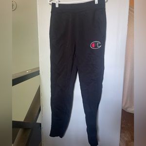 Black Champion Jogger Sweatpants